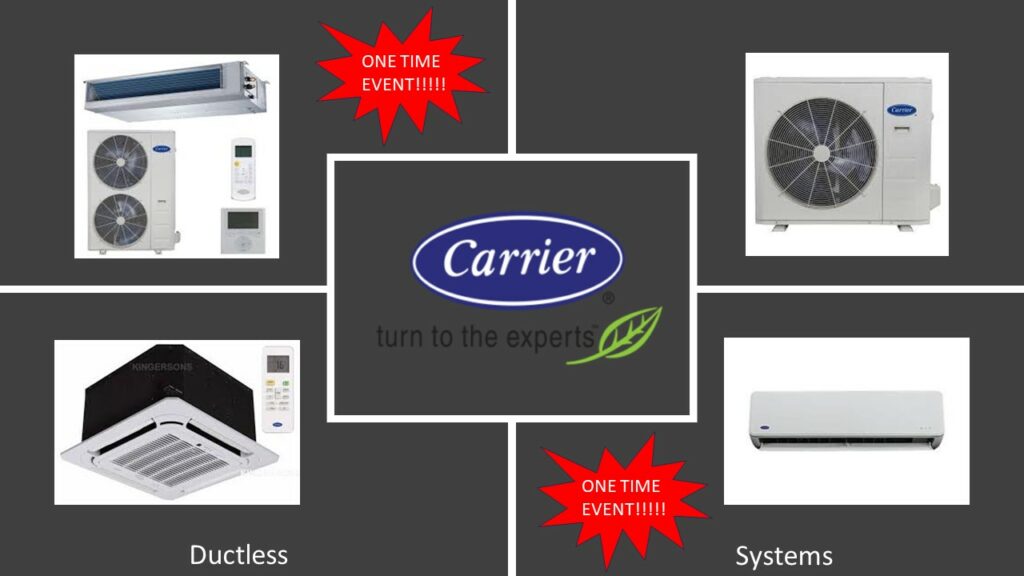 CE South Texas 2023 Carrier Factory Ductless Installation and Service